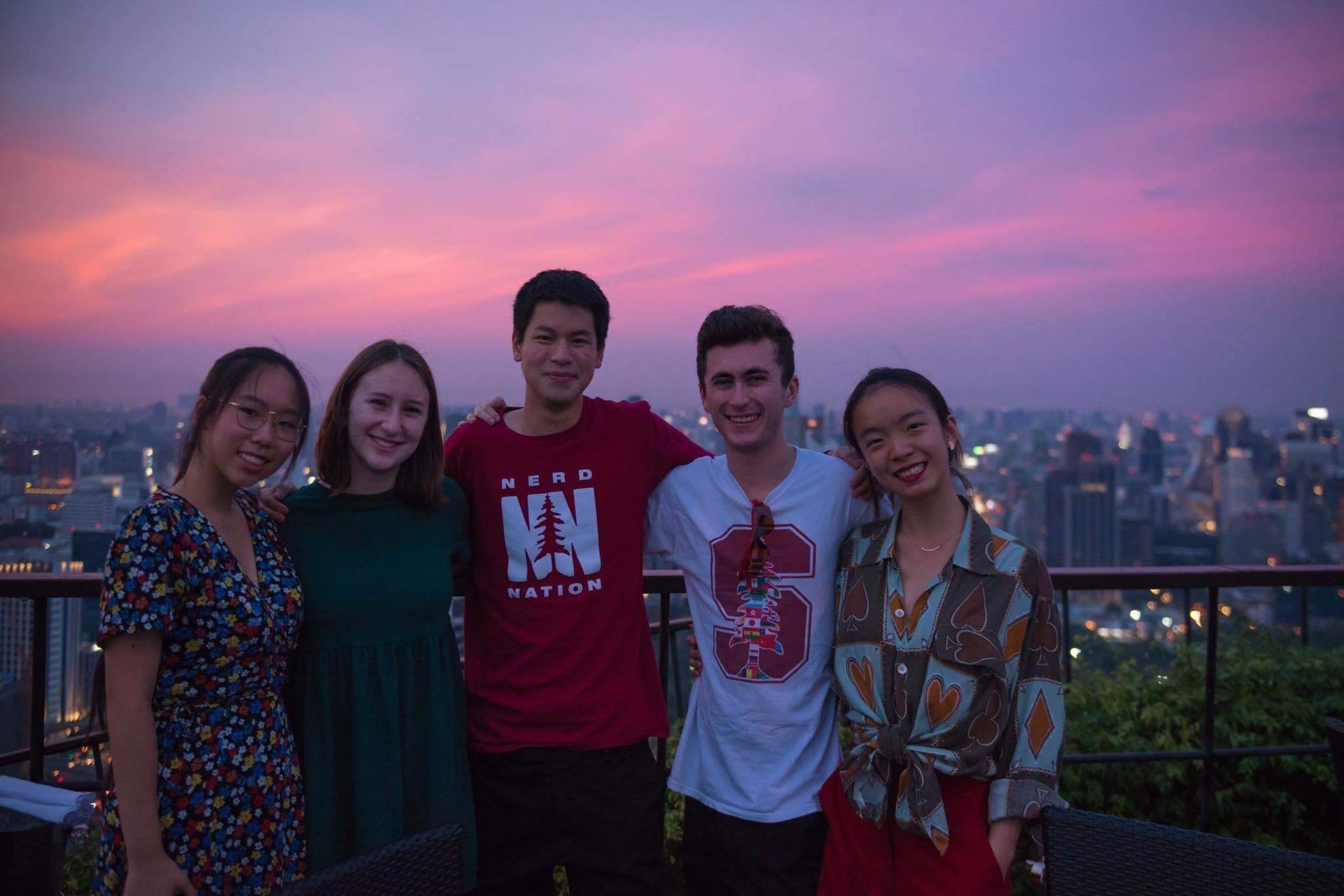 Image of Stanford Debate Society Team in Thailand